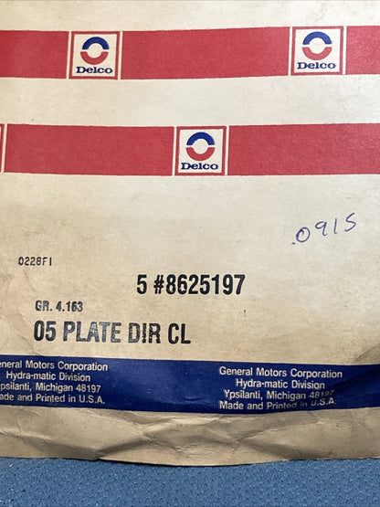 NEW ACDELCO 8625197 TRANSMISSION CLUTCH FRICTION PLATE GM 8625197 GR.4.163