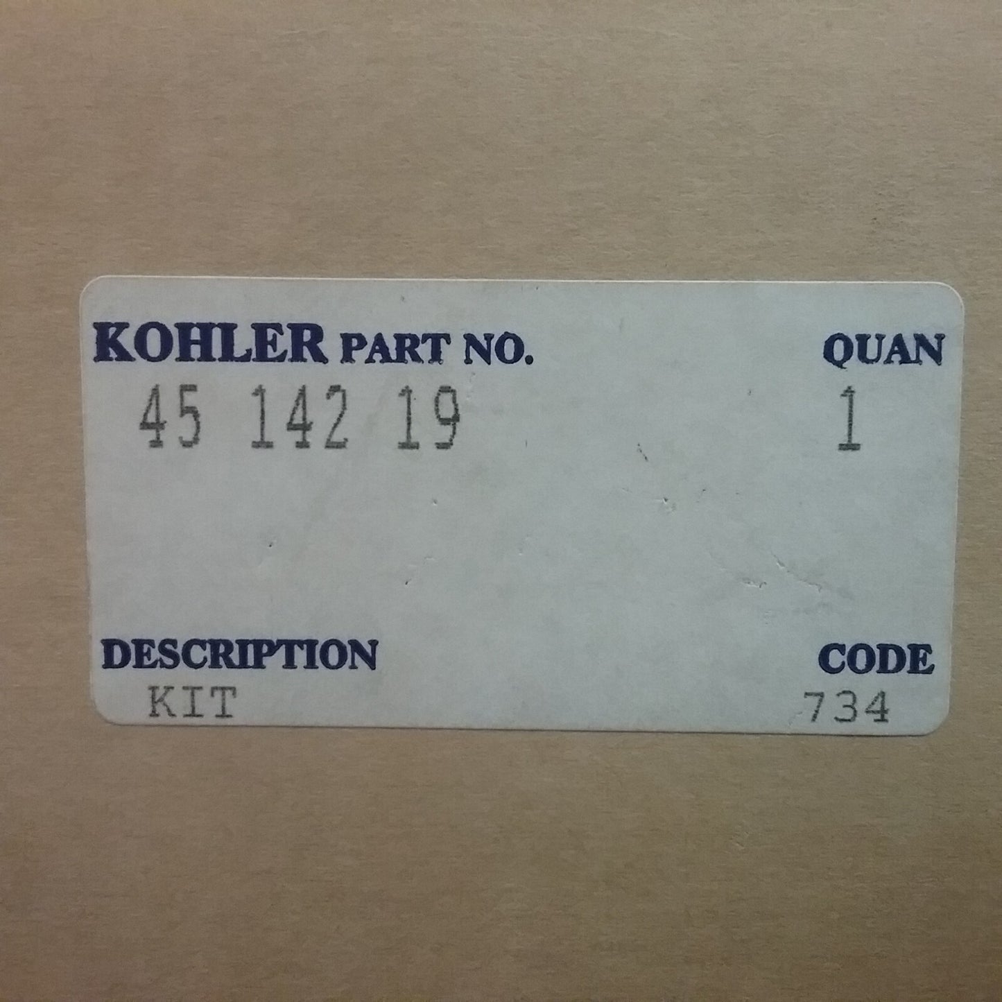 NEW GENUINE KOHLER 45 142 19-S CRANKSHAFT KIT