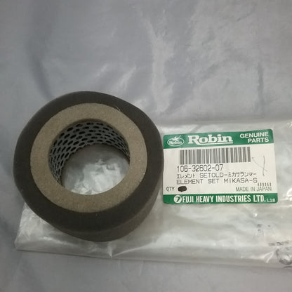 NEW GENUINE SUBARU ROBIN 106-32602-07 MIKASA AIR FILTER ELEMENT