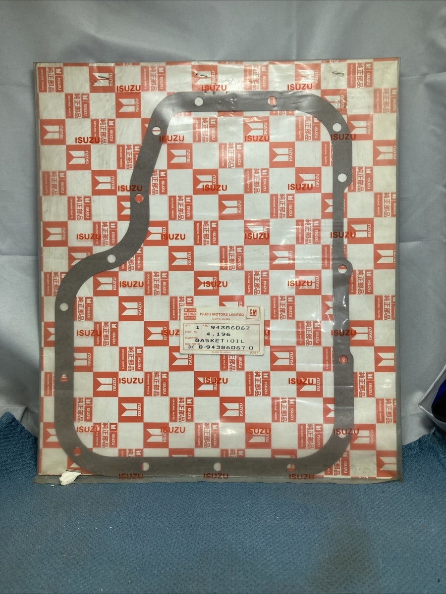 NEW GENIUNE GM/SUZUKI 94386067/8-94386067-0 TRANSMISSION OIL PAN GASKET GR.4.196