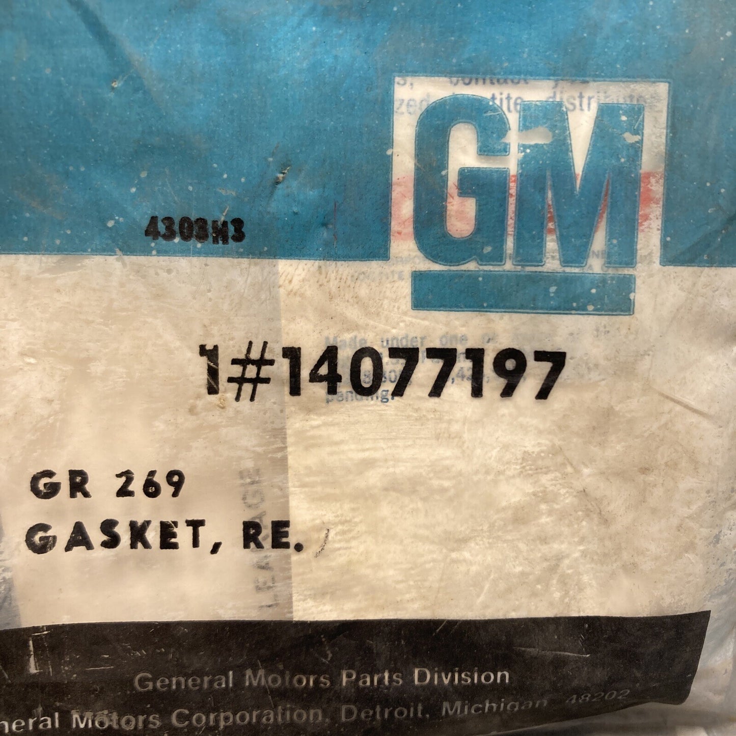 NEW GENUINE GM 14077197 Gasket Repair Unit, Cylinder Head (Free Of Asbestos)
