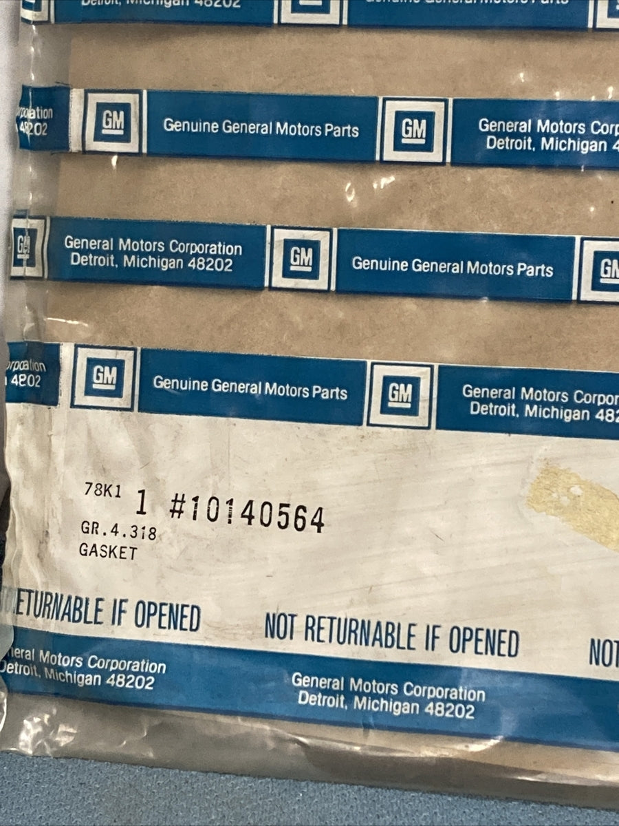 NEW GENIUNE GM 10140564 TRANS REAR BEARING RETAINER GASKET GR.4.318