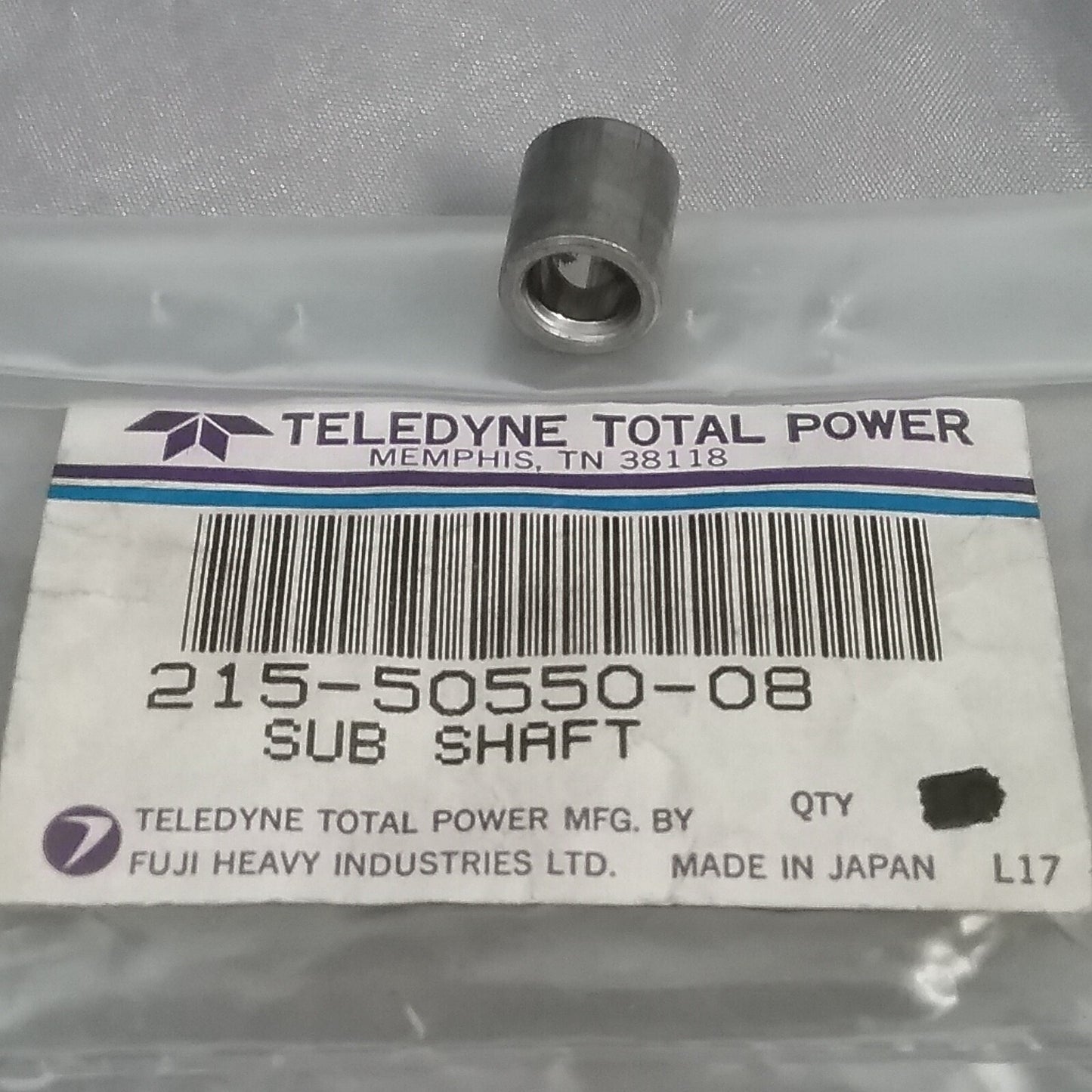 NEW TELEDYNE 215-50550-08 SUB SHAFT