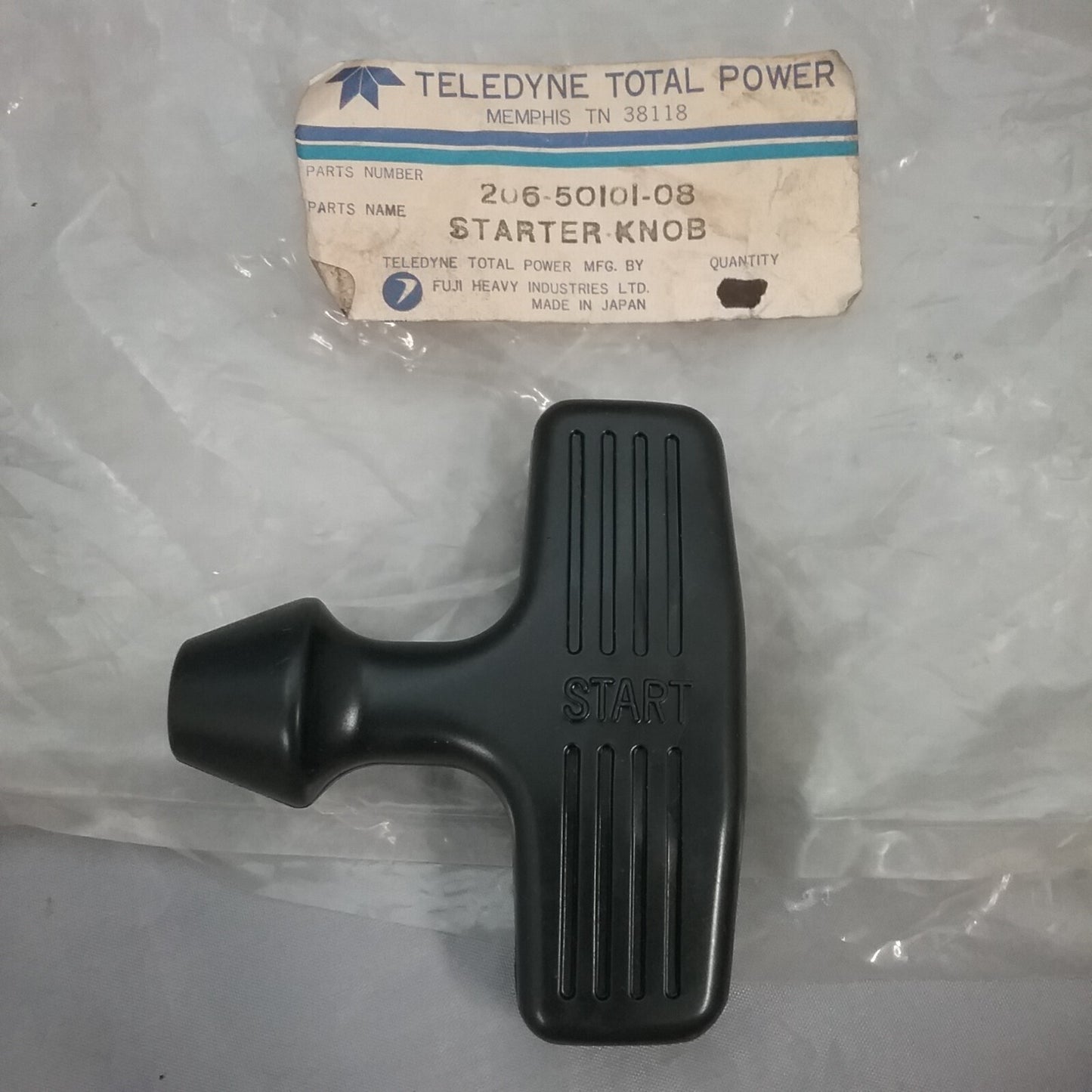 NEW TELEDYNE 206-50101-08 STARTER KNOB SUPERSEDED BY 206-50101-18