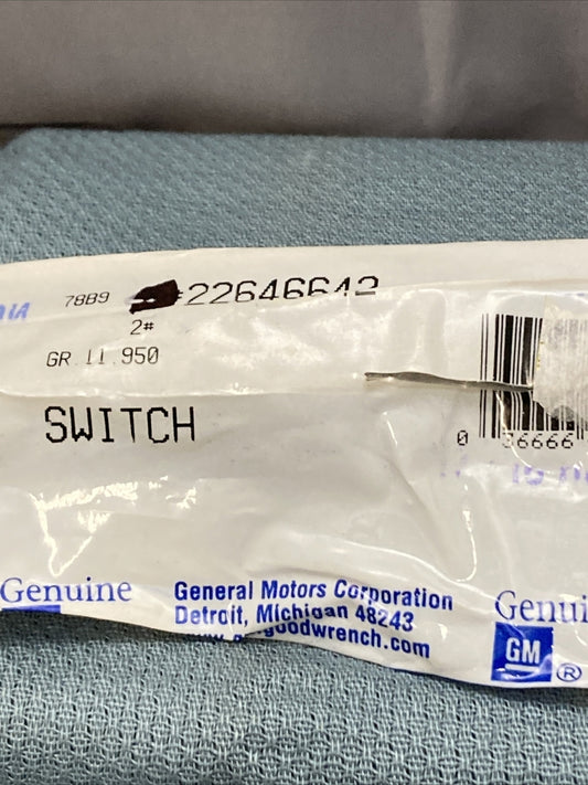 NEW GENUINE GM 22646642 SWITCH, DOOR JAM GR 11.950