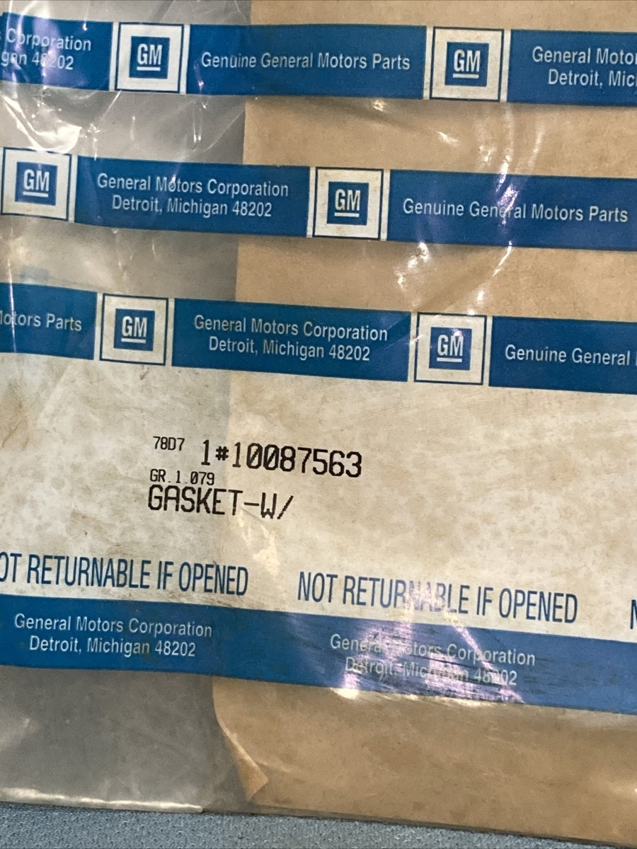 NEW GENUINE GM 10087563 GASKET, ENGINE WATER PUMP GR.1.079