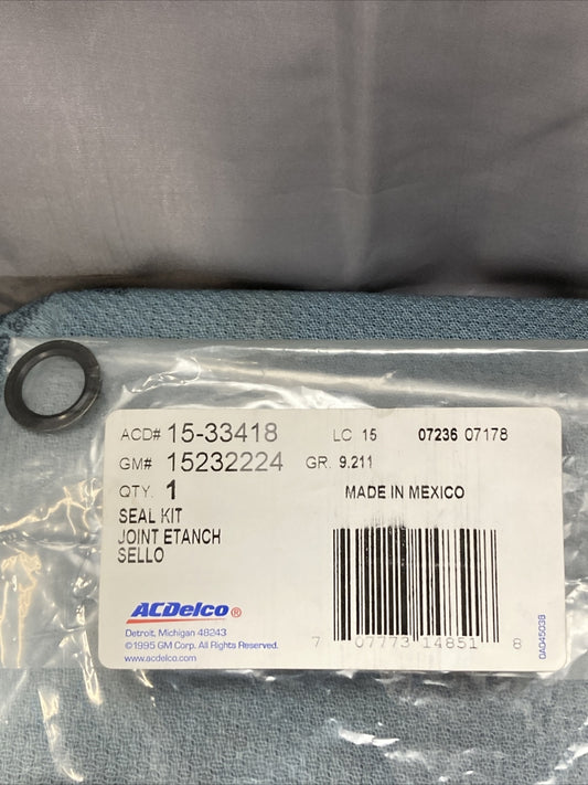 NEW ACDELCO 15-33418 SEAL, AUX A/C EVAPORATOR OUTLET TUBE GM 15232224 GR 9.211