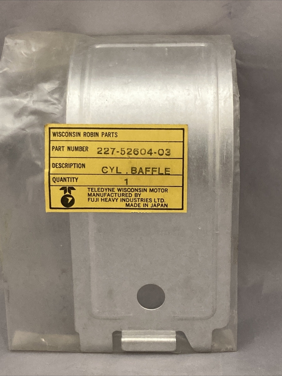 NEW WISCONSIN TELEDYNE ROBIN SUBARU 227-52604-03 CYLINDER BAFFLE