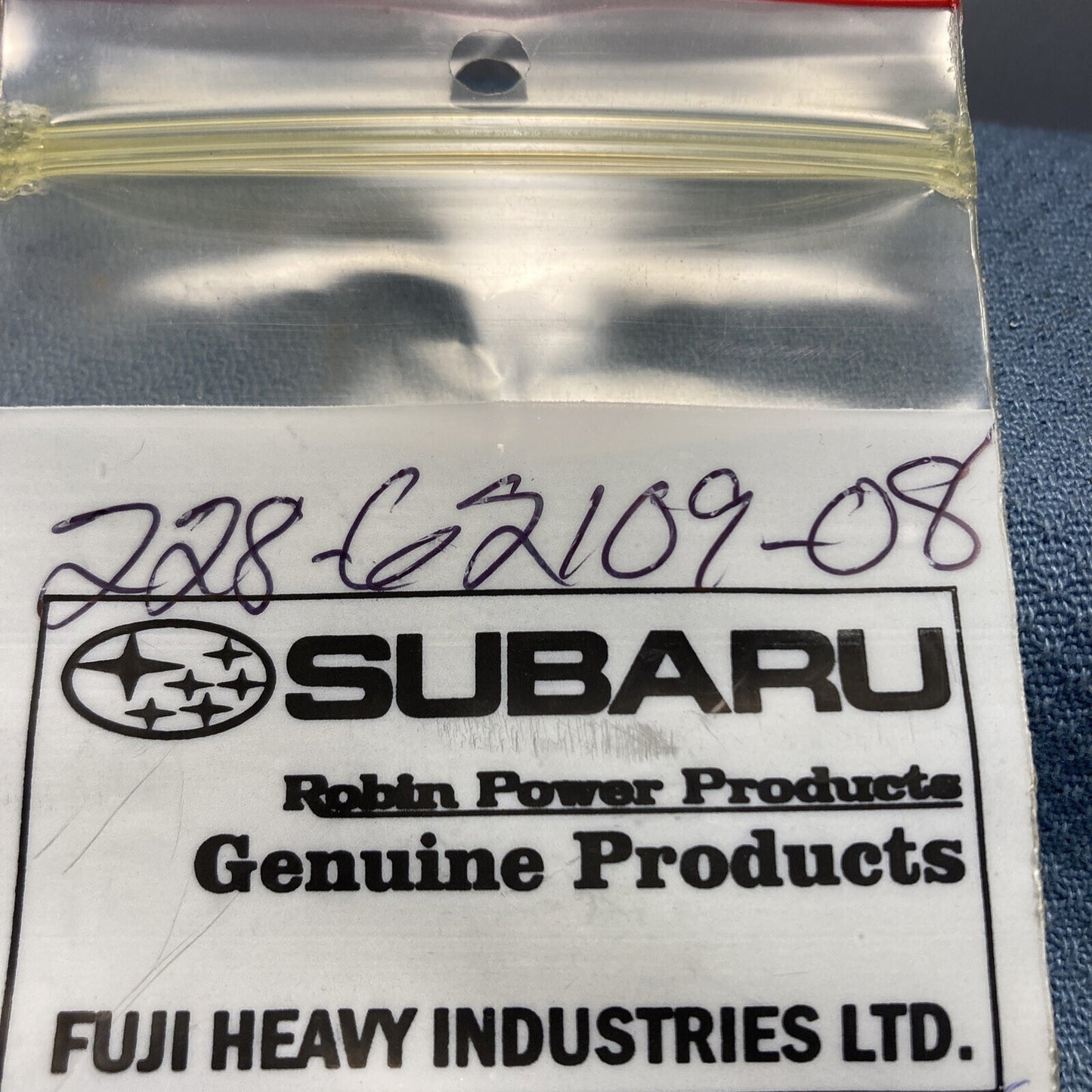 NEW ROBIN SUBARU 228-62109-08 O-RING