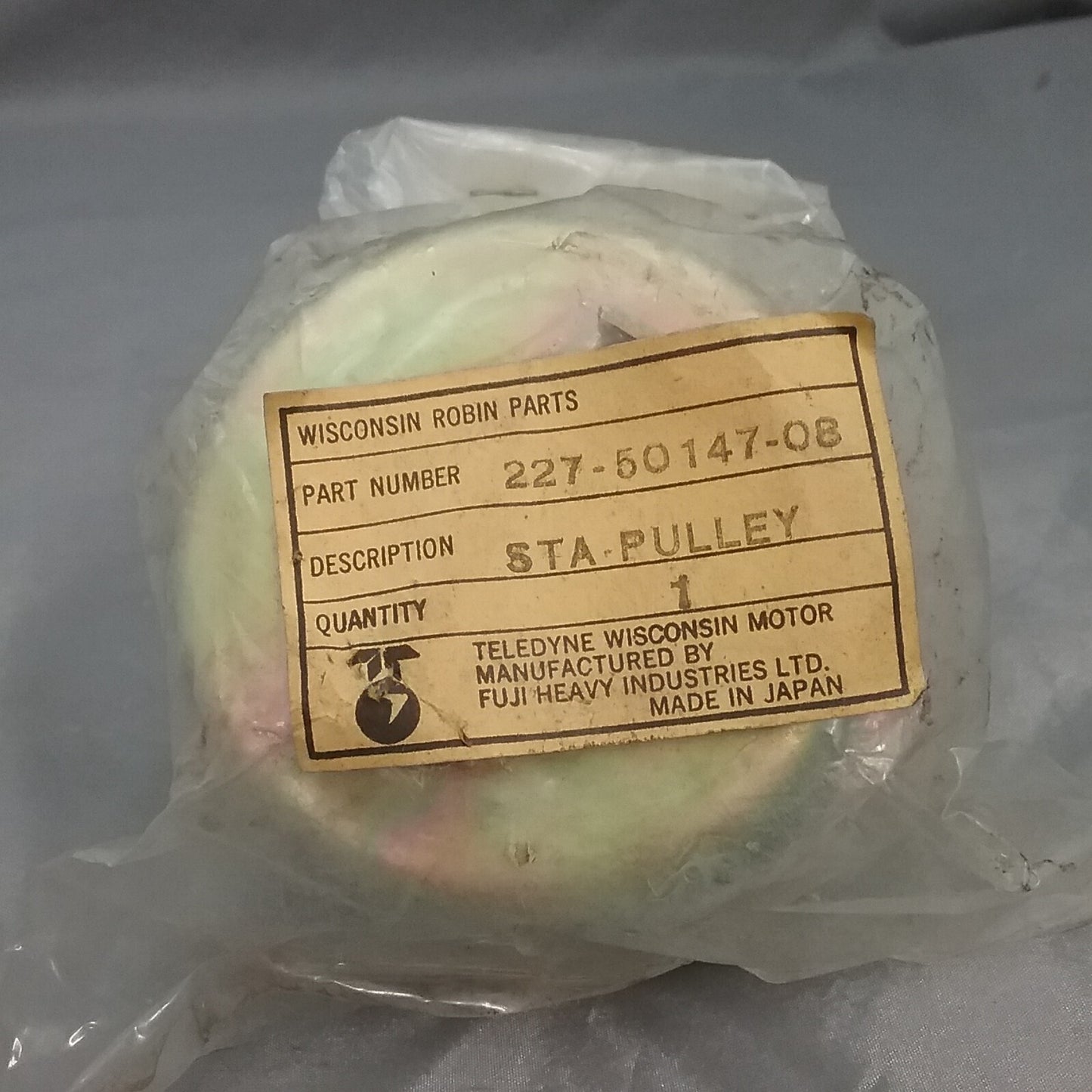 NEW ROBIN SUBARU 227-50147-08 STARTING PULLEY