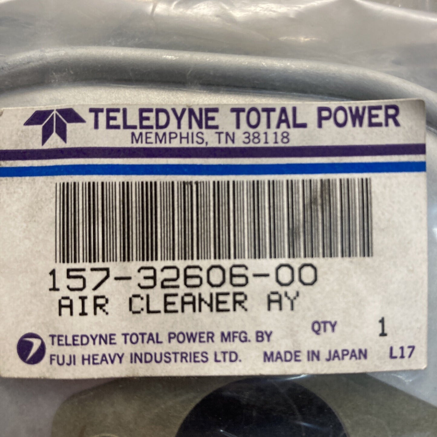 NEW TELEDYNE TOTAL POWER 157-32606-00 AIR CLEANER ASSEMBLY