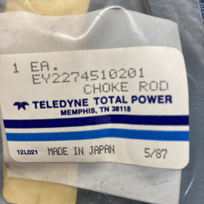 NEW TELEDYNE TOTAL POWER 227-45102-01 CHOKE ROD