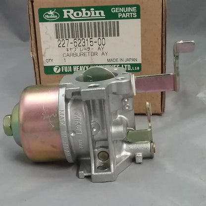 NEW ROBIN SUBARU 227-62315-00 CARBURETOR SUPERSEDES 227-62312-00