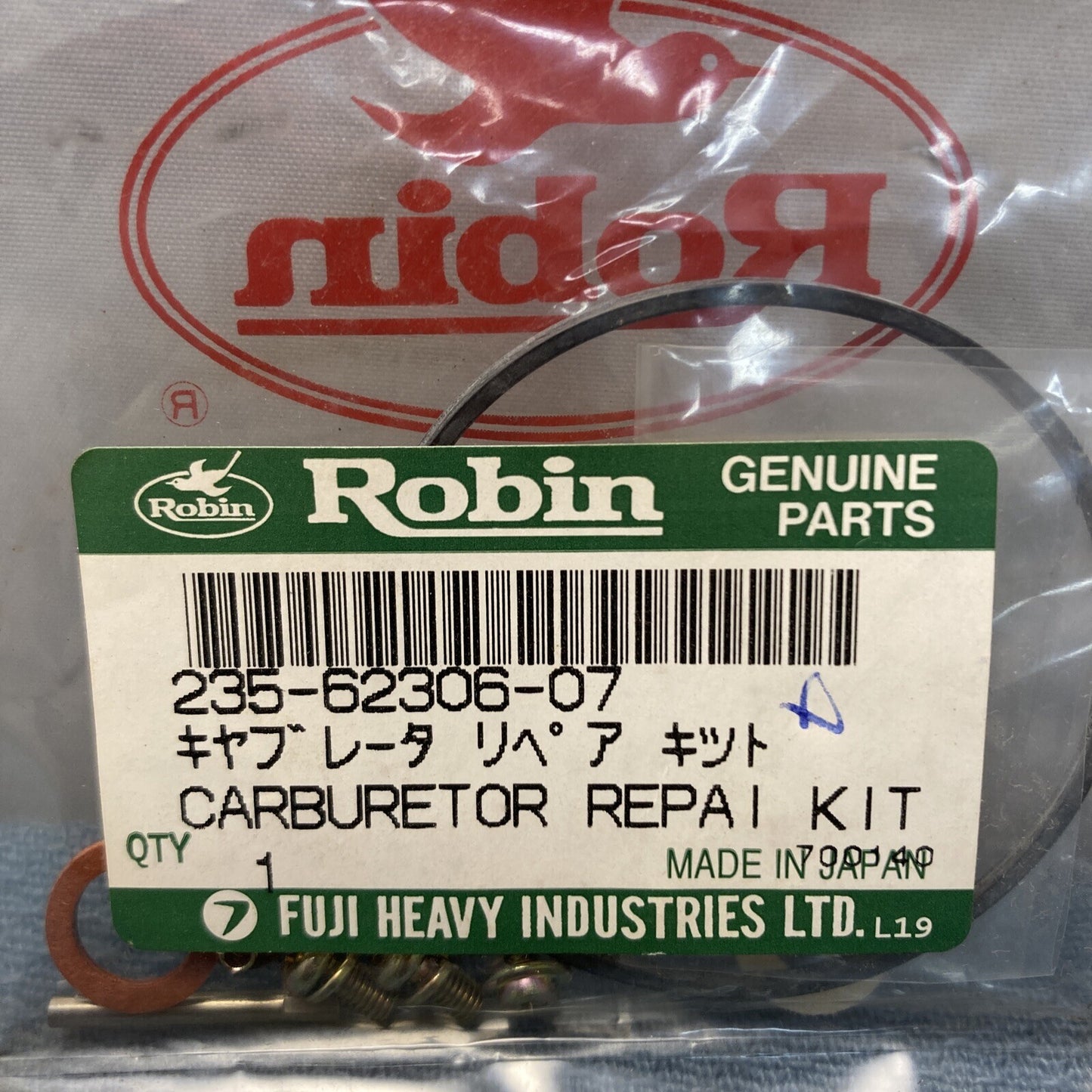 NEW WISCONSIN TELEDYNE ROBIN SUBARU 235-62306-07 CARBURETOR REPAIR KIT