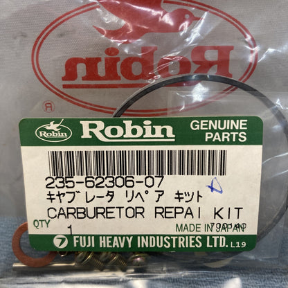 NEW WISCONSIN TELEDYNE ROBIN SUBARU 235-62306-07 CARBURETOR REPAIR KIT