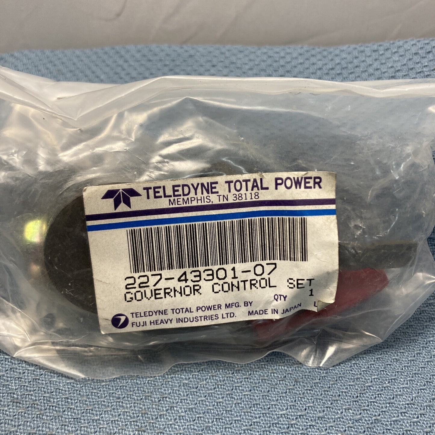 NEW WISCONSIN TELEDYNE ROBIN SUBARU 227-43301-07 GOVERNOR CONTROL SET