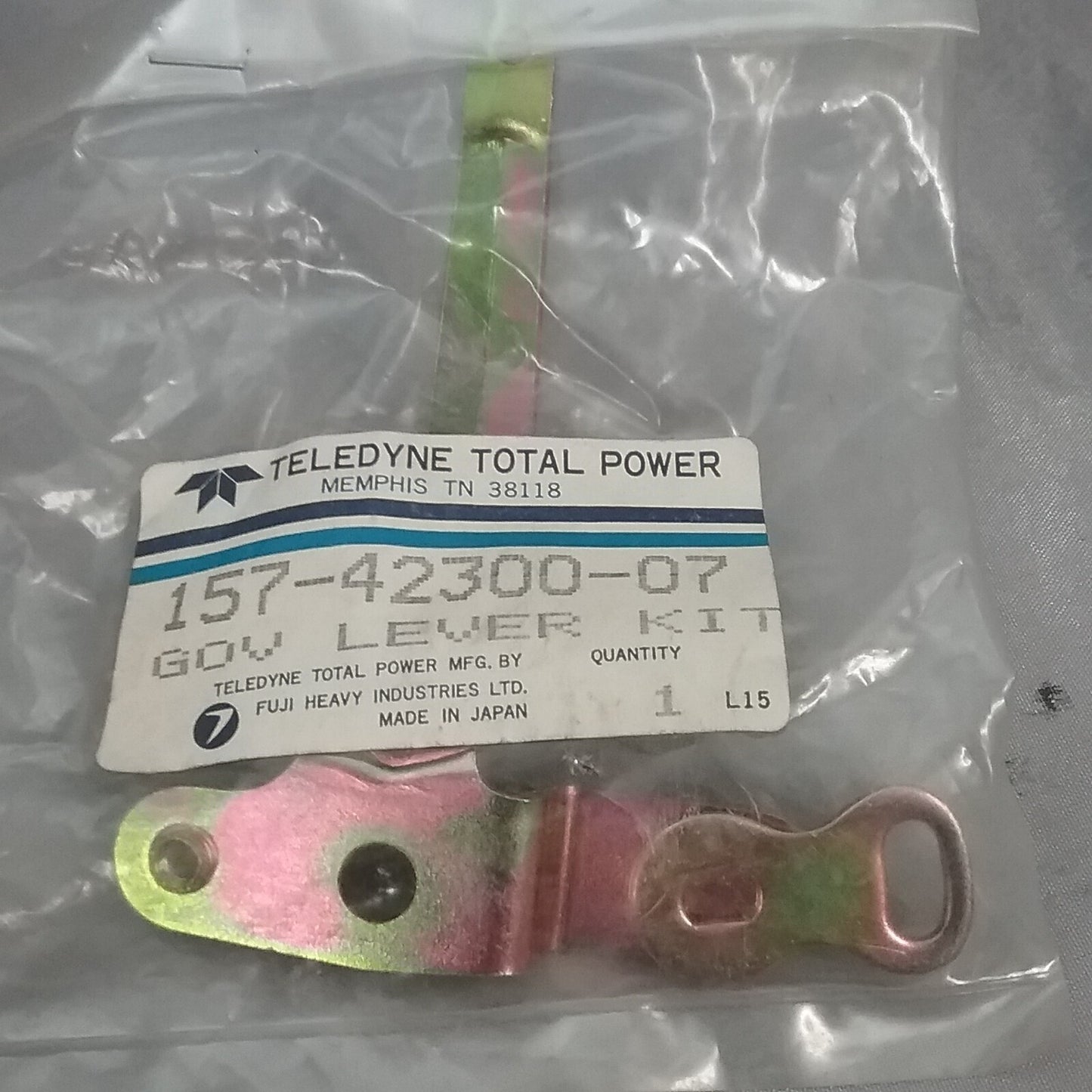 NEW TELEDYNE 157-42300-07 GOVERNOR LEVER KIT
