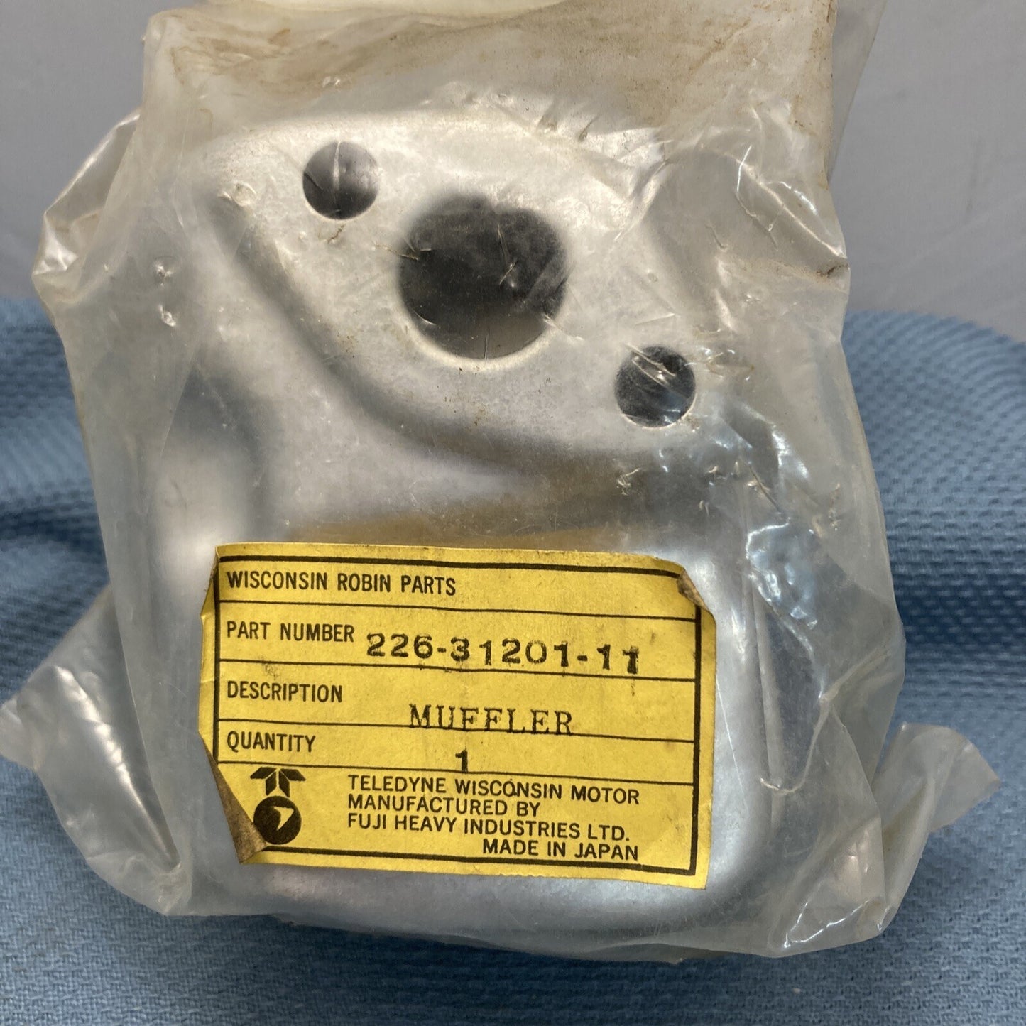 NEW WISCONSIN TELEDYNE 226-31201-11 MUFFLER