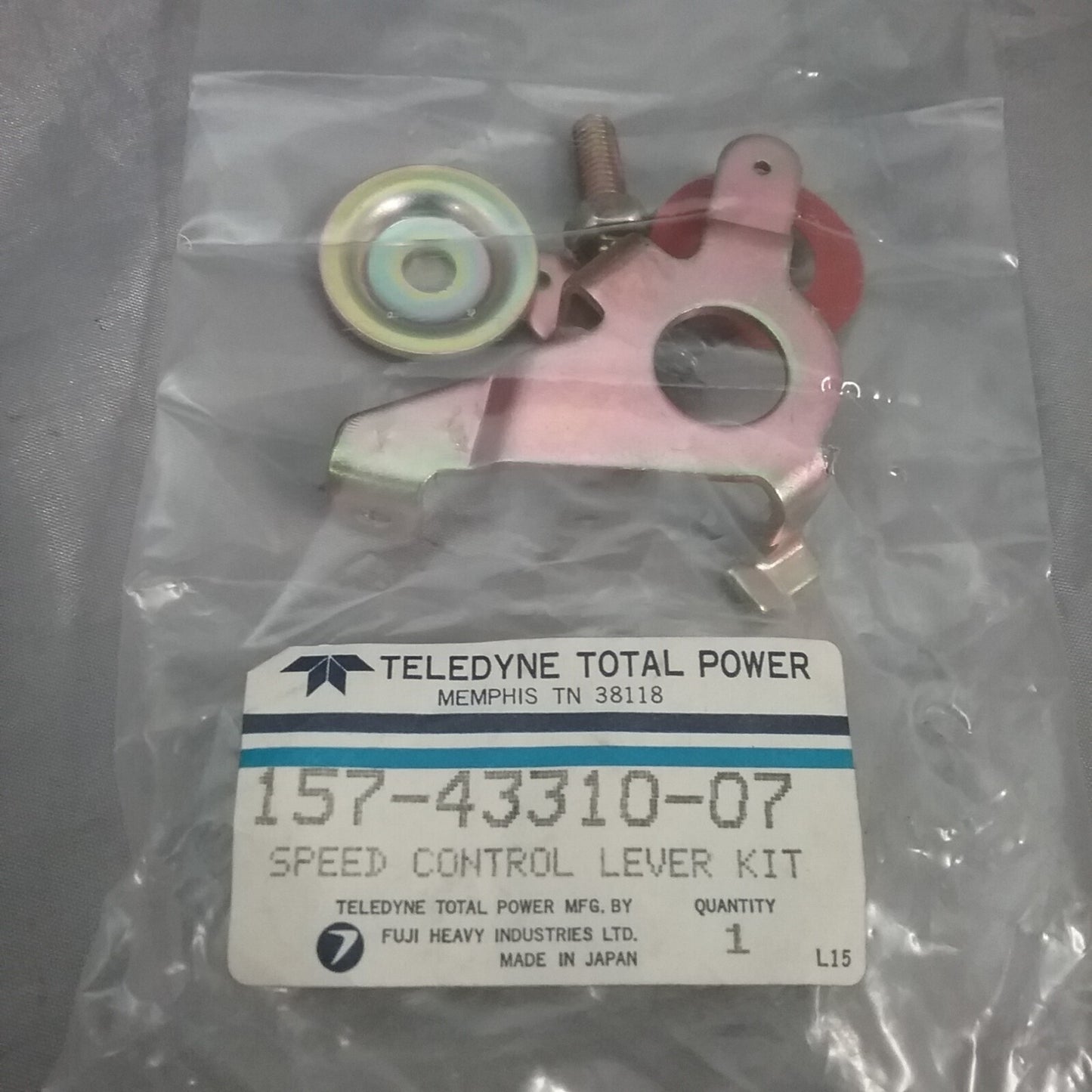 NEW TELEDYNE 157-43310-07 SPEED CONTROL LEVER