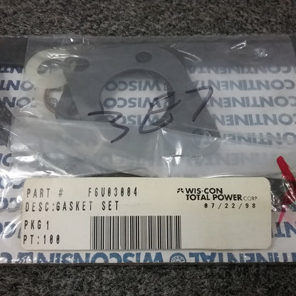 NEW WISCONSIN F6U3004 GASKET SET