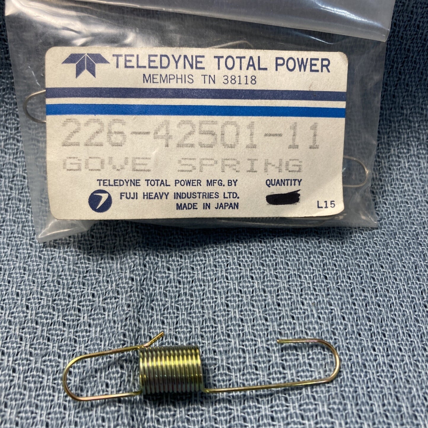 NEW ROBIN SUBARU 226-42501-11 GOVERNOR SPRING