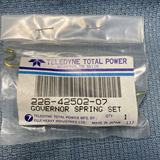 NEW TELEDYNE WINSCONSIN ROBIN SUBARU 226-42502-07 GOVERNOR SPRING SET