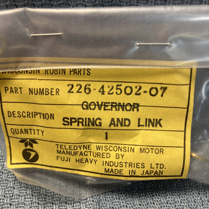 NEW TELEDYNE WINSCONSIN ROBIN SUBARU 226-42502-07 GOVERNOR SPRING SET