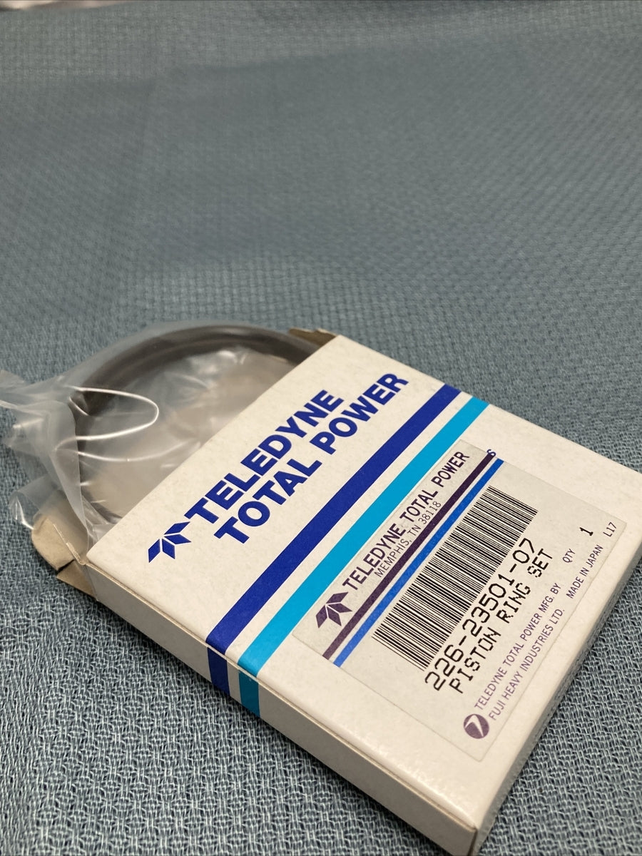 NEW TELEDYNE 226-23501-07 PISTON RING SET