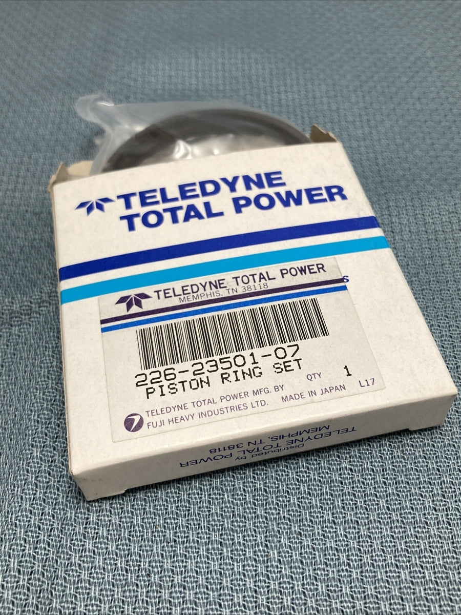 NEW TELEDYNE 226-23501-07 PISTON RING SET