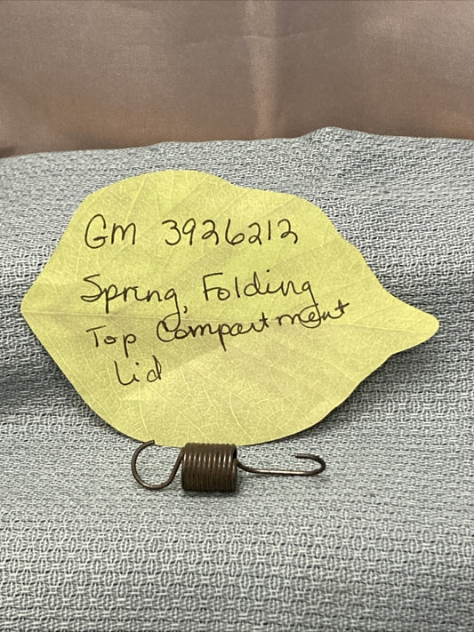 NEW GM 3926212 SPRING, FOLDING TOP COMPARTMENT LID