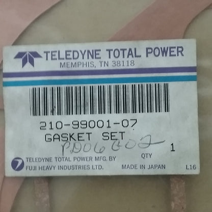 NEW TELEDYNE 210-99001-07 GASKET SET SUPERSEDED 210-99001-17