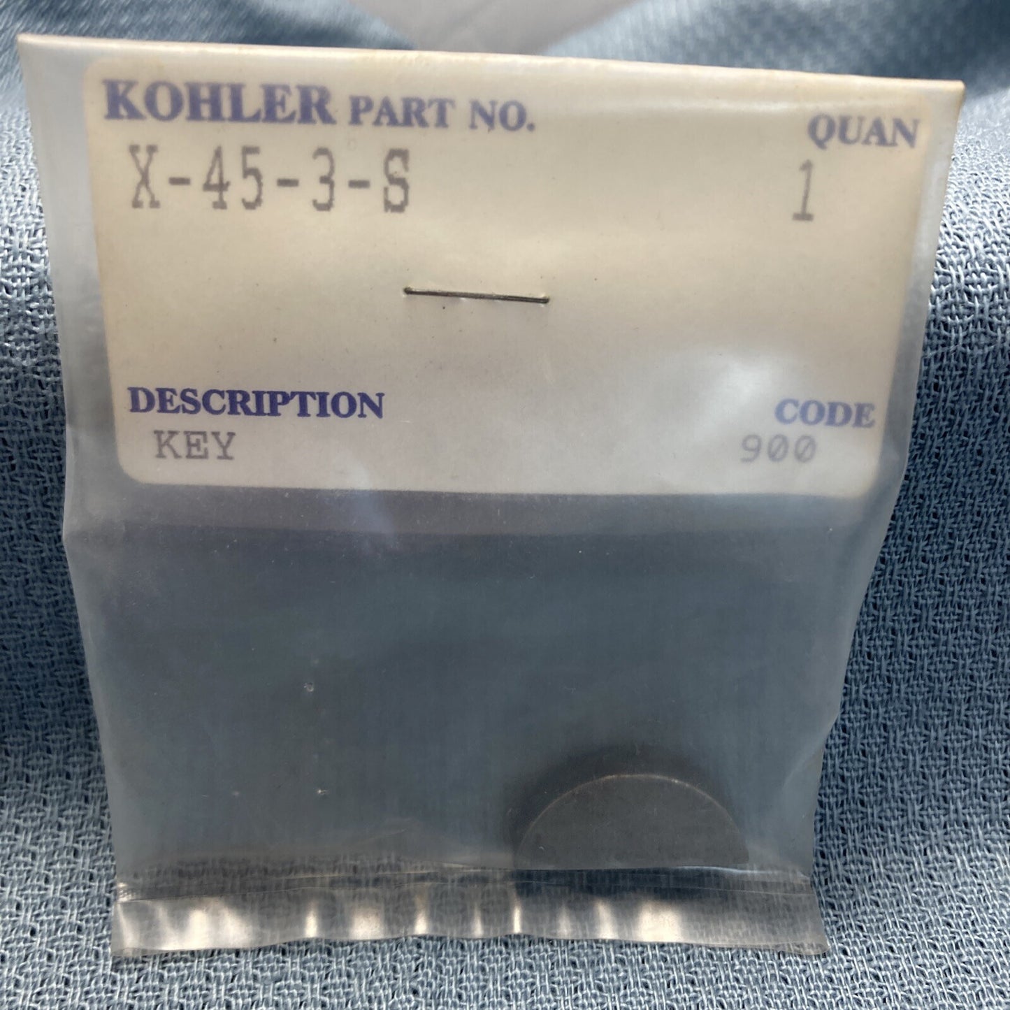 NEW GENUINE KOHLER X-45-3-S KEY: 1/4 X 1