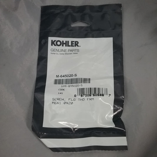 NEW GENUINE KOHLER M-645020-S SCREW; THREAD FORMING SUPERSEDES 25086396-S