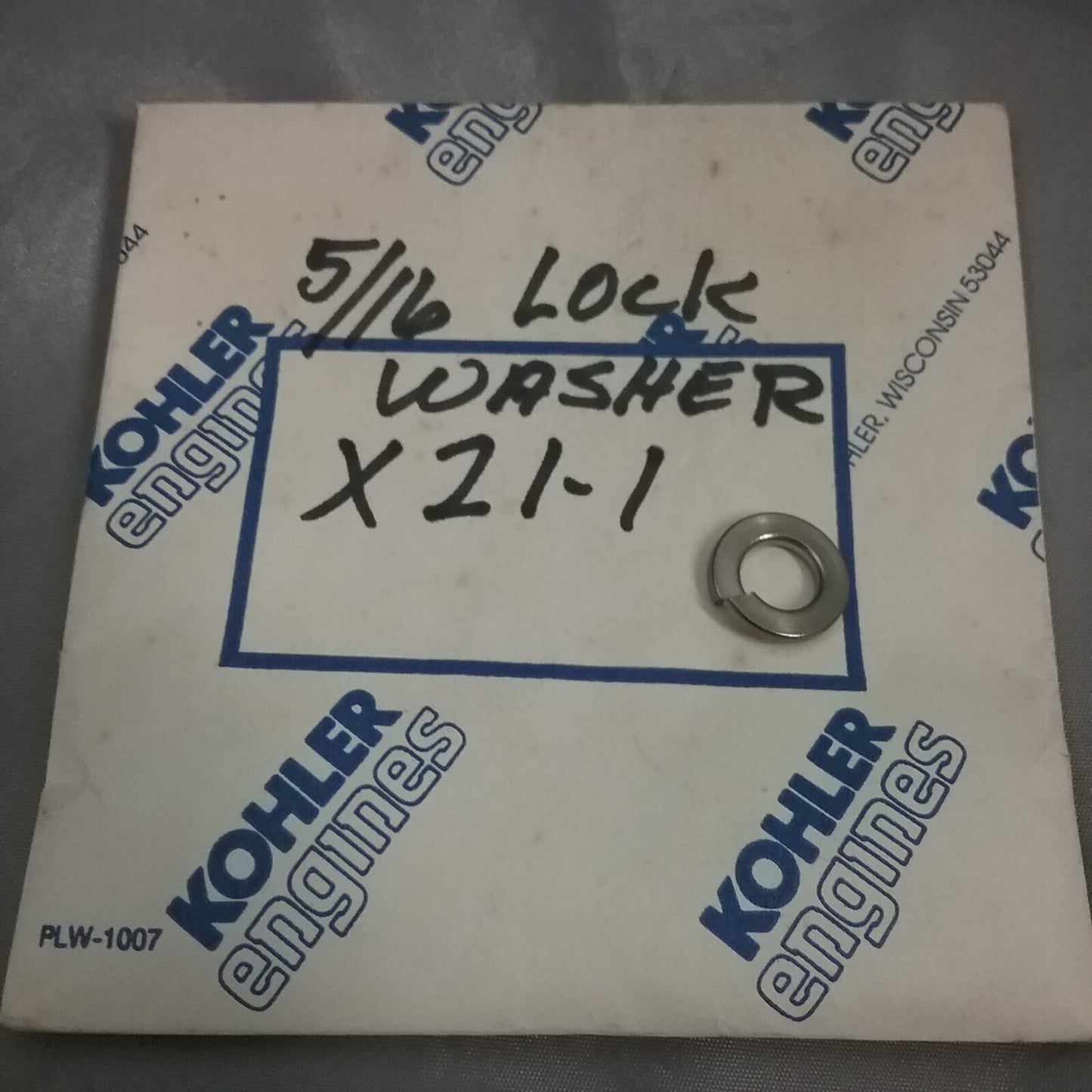 NEW KOHLER X-21-1 WASHER-LOCK 5/16 SUPERSEDED 1100242 936-0119