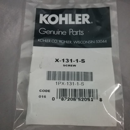 NEW GENUINE KOHLER X-131-1-S SCREW