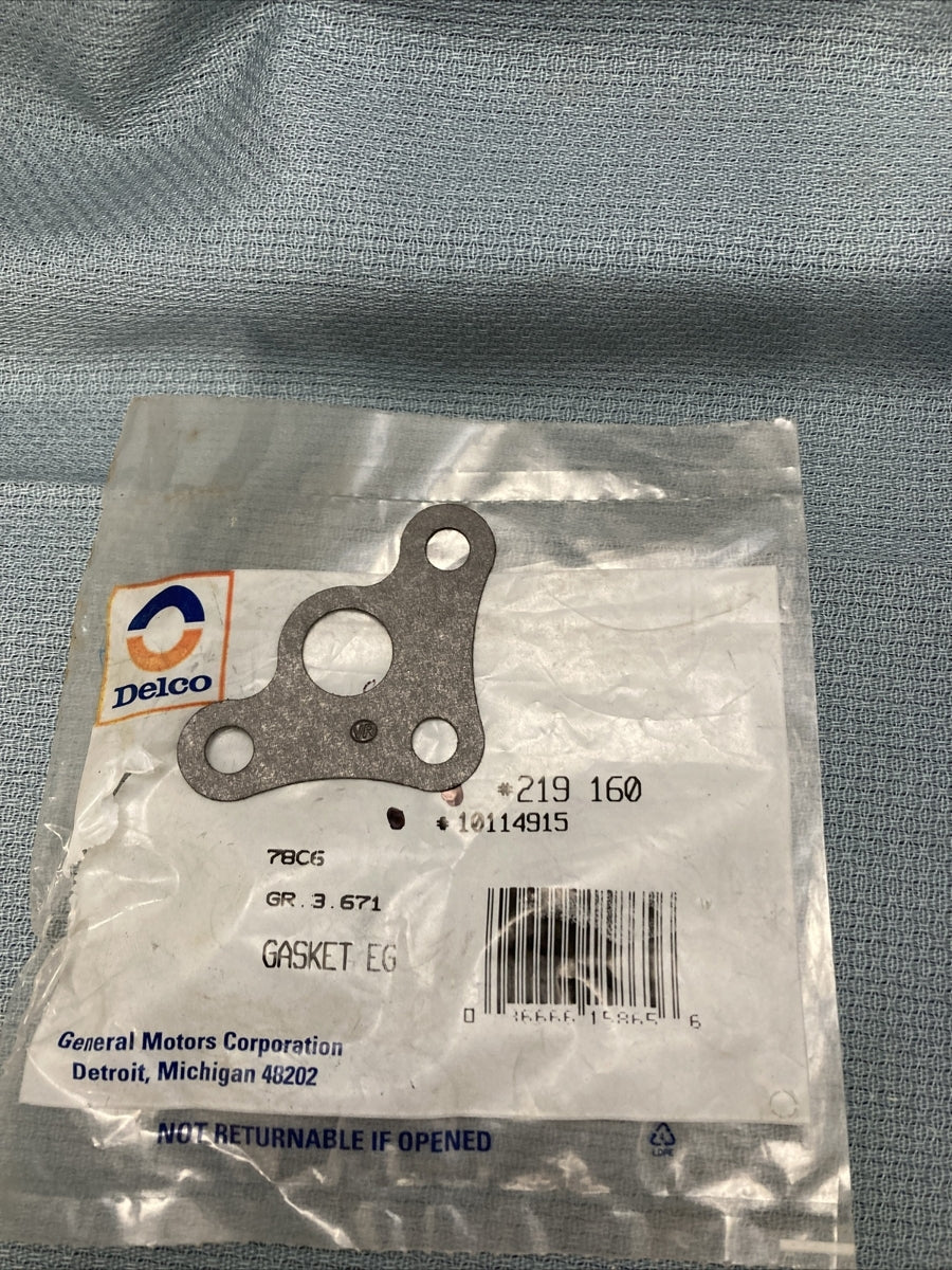 NEW ACDELCO 219-160 GASKET, EGR VALVE GM 10114915 GR 3.671
