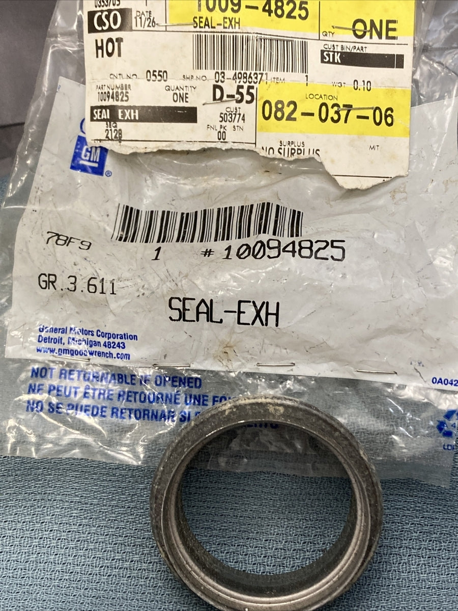 NEW GENUINE GM 10094825 SEAL, EXHAUST MANIFOLD PIPE 1986-1993 GR 3.611