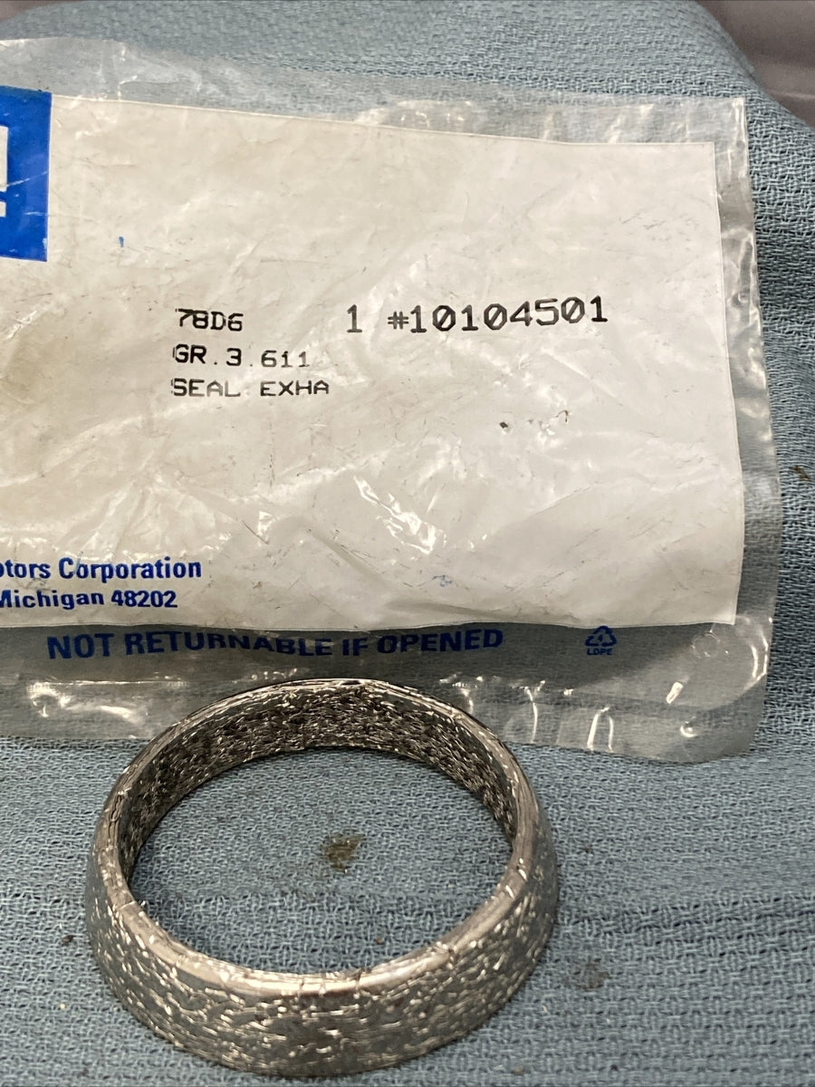 NEW GENUINE GM 10104501 SEAL, EXHAUST PIPE GR 3.611