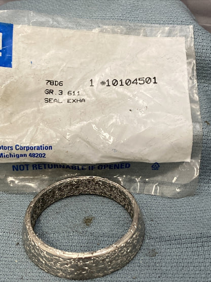 NEW GENUINE GM 10104501 SEAL, EXHAUST PIPE GR 3.611