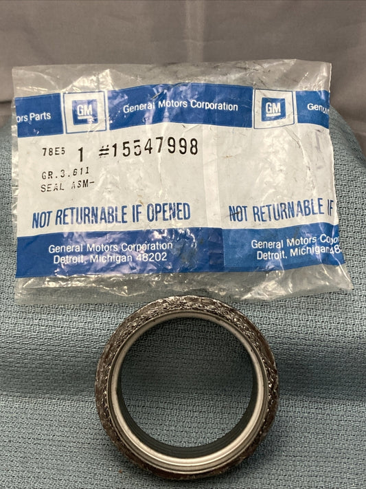 NEW GENUINE GM 15547998 SEAL ASM, EXHAUST MANIFOLD PIPE 1982-1995 GR 3.611