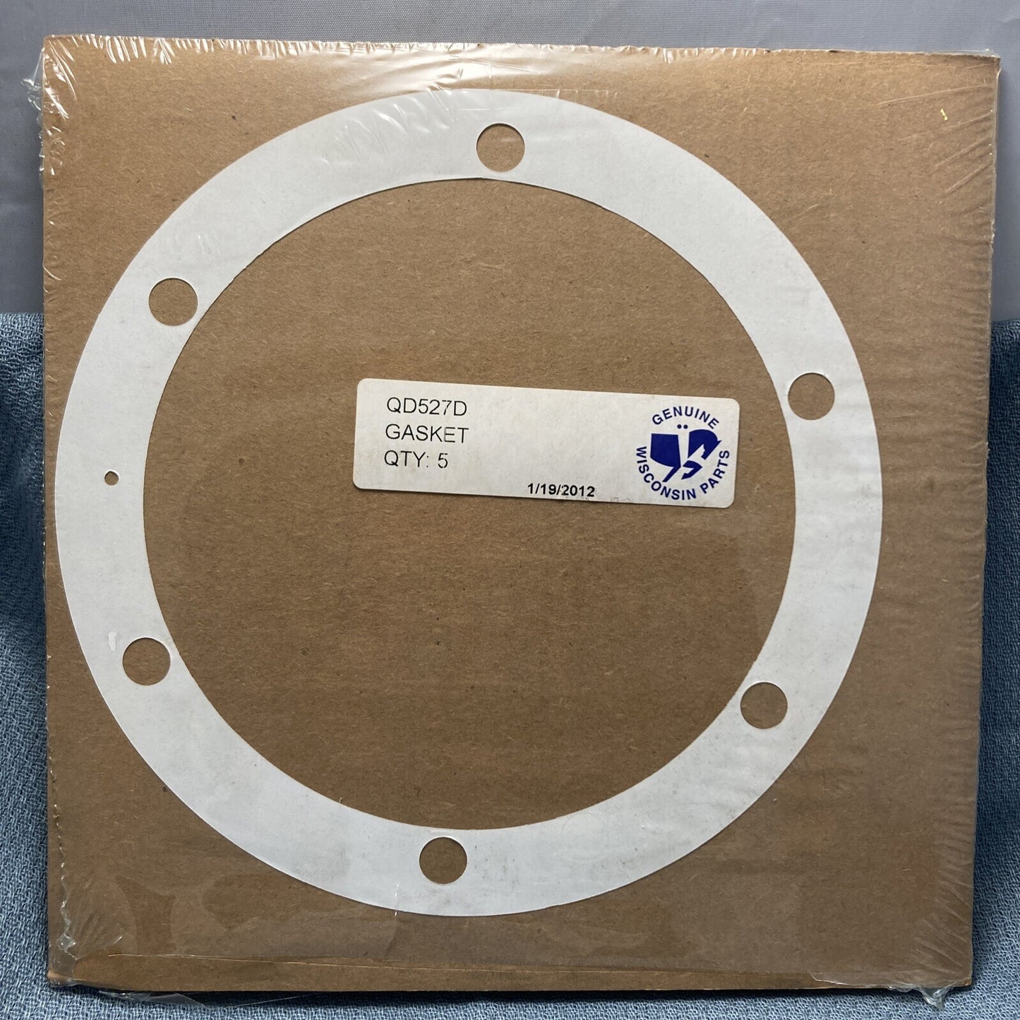 NEW GENUINE WISCONSIN QD527D GASKET MAIN BEARING PLATE