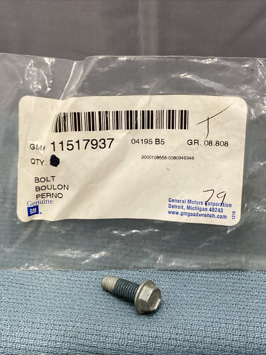 NEW GENUINE GM 11517937 BOLT, FRONT SIDE DOOR HINGE 2004-2015 GR 8.808