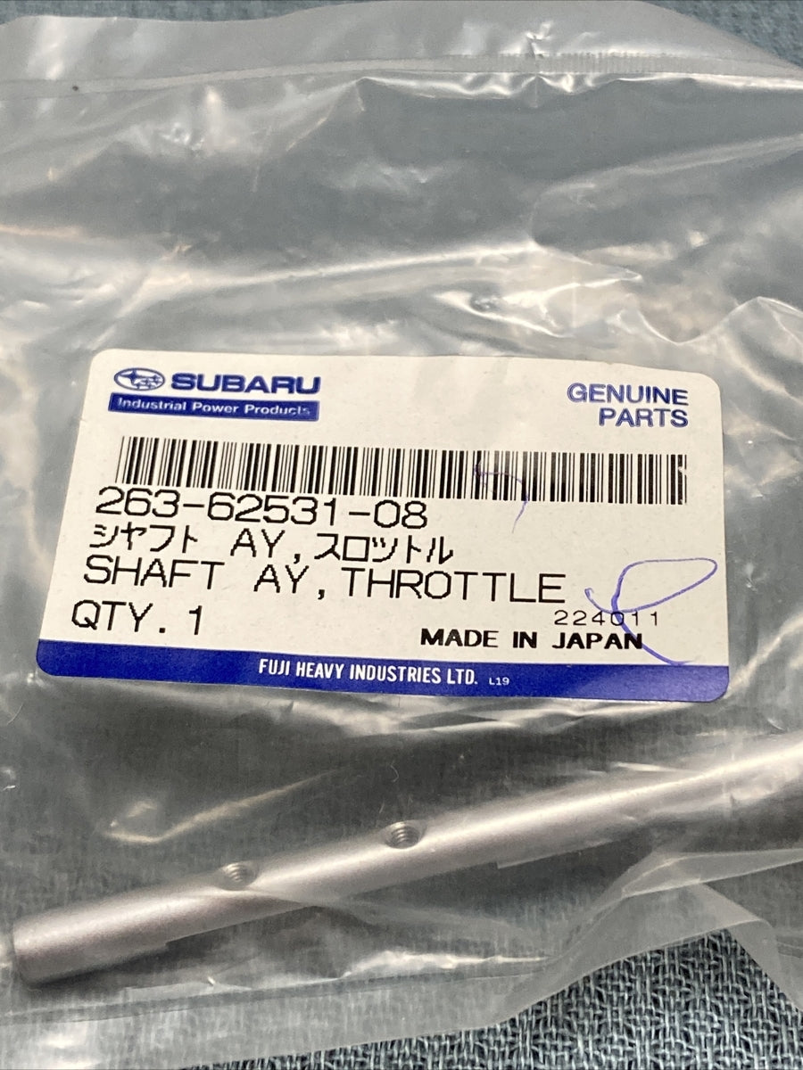 NEW SUBARU 263-62531-08 THROTTLE SHAFT ASS'Y