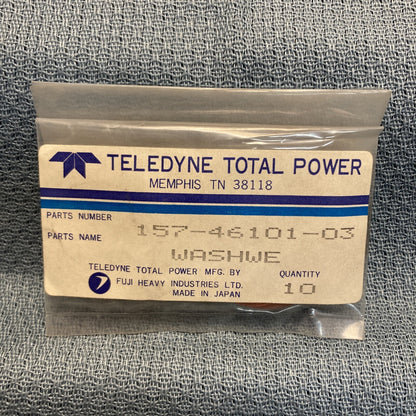 NEW TELEDYNE TOTAL POWER 157-46101-03 WASHER VM15/07A