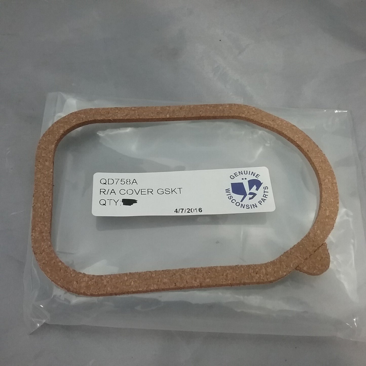 NEW WISCONSIN QD758A GASKET ROCKER ARM COVER