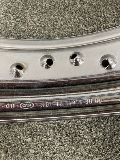 NEW GENUINE VICTORY TRIUMPH T2014029 RIM ONLY 17 X 3.5, 40 HOLES