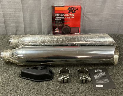 NEW GENUINE VICTORY 2875299 EXHAUST KIT, Stage 1 Slash Cut, CHROME, HAMMER 2005