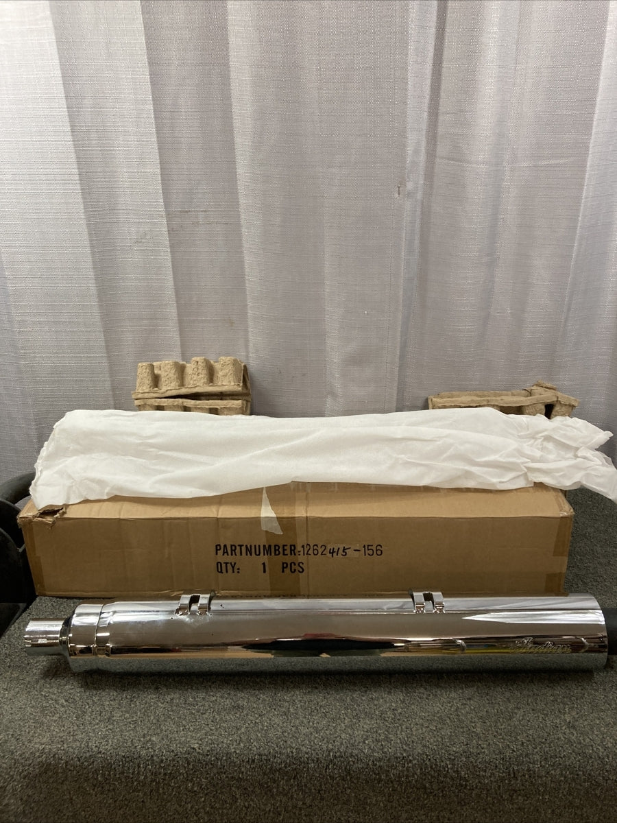 NEW INDIAN MOTORCYCLE 2879768-156 Slip-On Exhausts Thunderstroke STAGE 1 CHROME