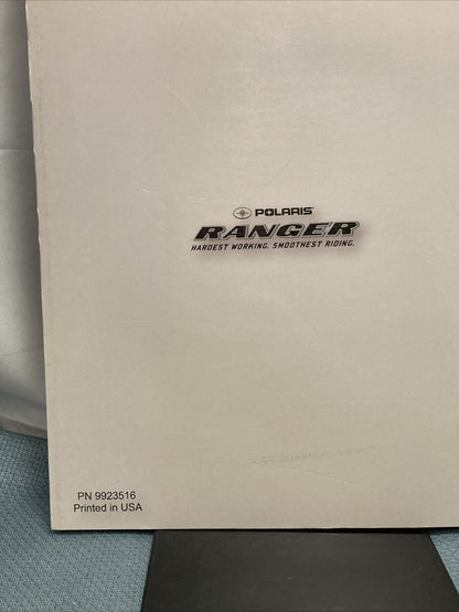NEW POLARIS 9923516 RANGER DIESEL/CREW SERVICE MANUAL 2011-2012