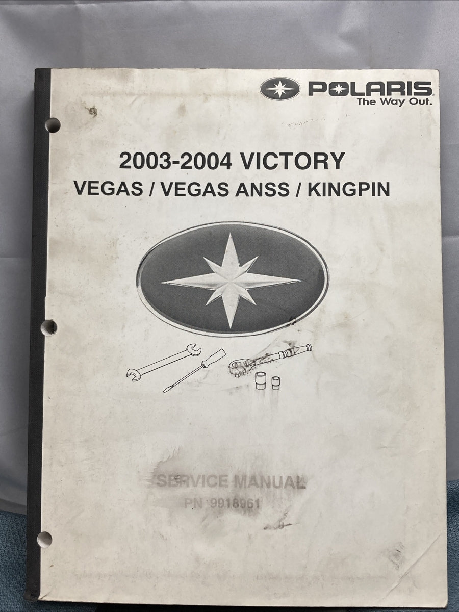POLARIS 9918961 VICTORY VEGAS/VEGAS ANSS/KINGPIN SERVICE MANUAL 2003-2004